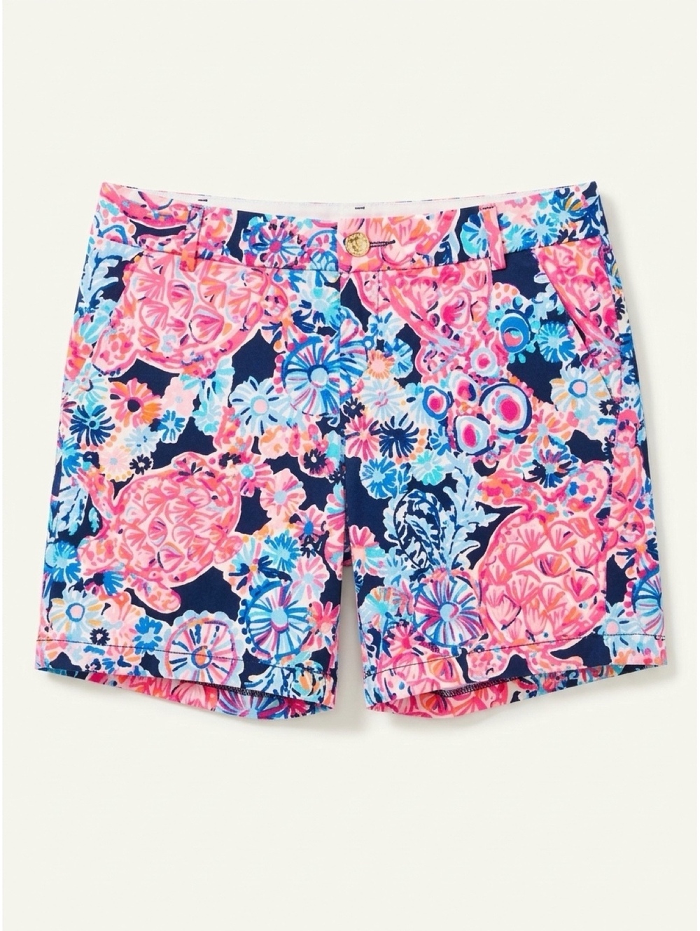 Lilly Pulitzer Jayne Knit Shorts in the High Tide / In Turtle Amazement Size 4